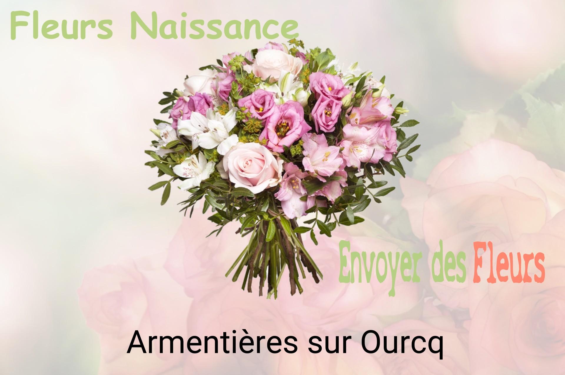 Bouquet de fleurs de naissance livré à Armentières-sur-Ourcq